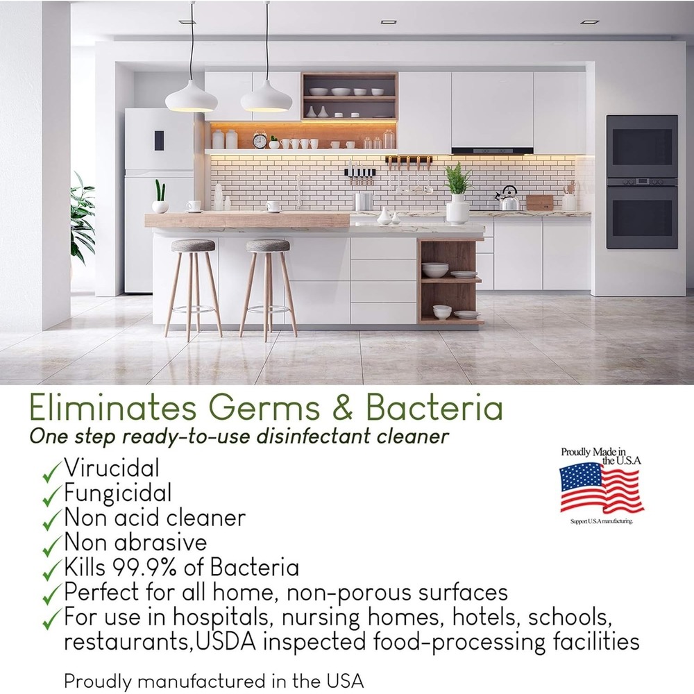 Nutra-Max Hospital Grade Disinfectant Theochem 1 Gallon Concentrate EPA List N G - Picture 7 of 8